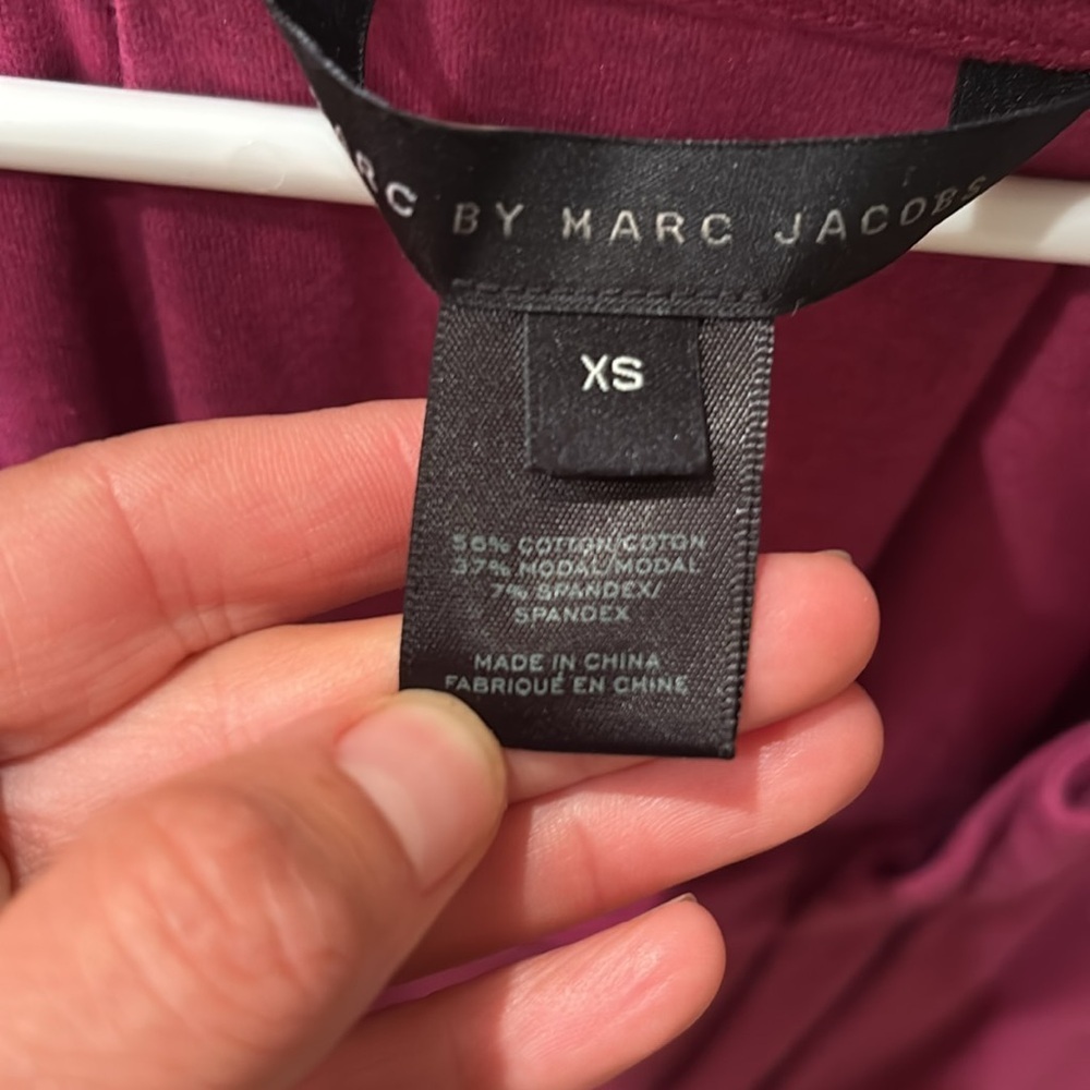 Marc By Marc Jacobs Dark Raspberry Colored Dress - image 6